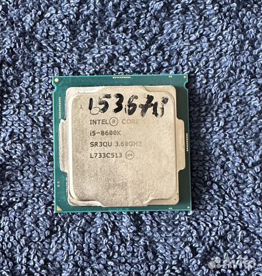 Процессор Intel Core i5 8600K 3,6 ггц LGA1151v2