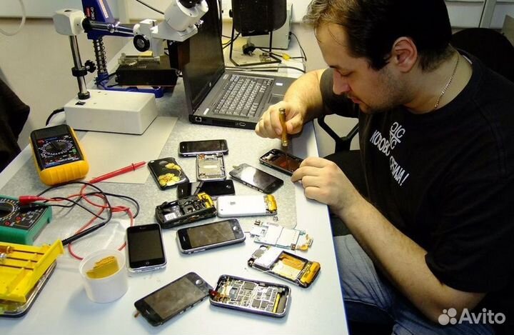 Замена дисплея на телефоне