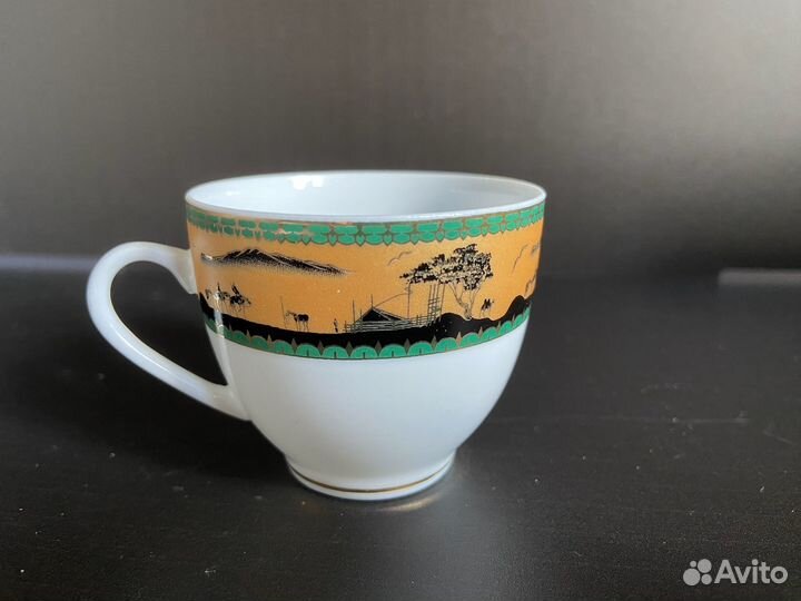 Чайные пары Костяной фарфор