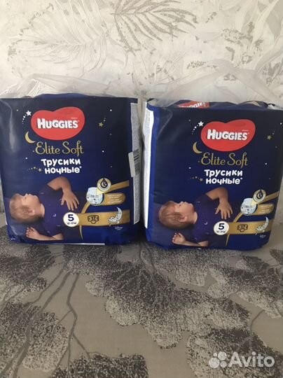 Подгузники трусики huggies 5 ночные
