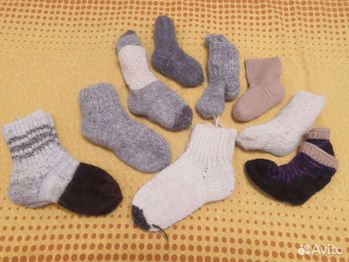 Носки шерстяные разные
