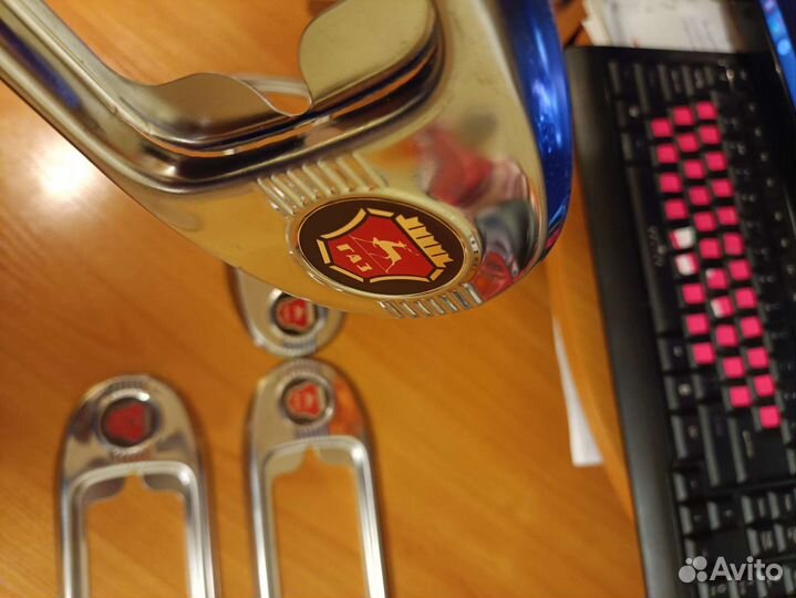 Новые накладки под ручки газ Волга хром