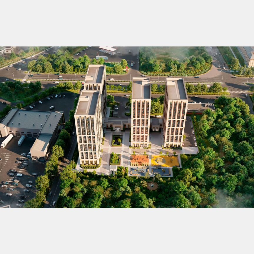 Апартаменты-студия, 28,4 м², 3/16 эт.
