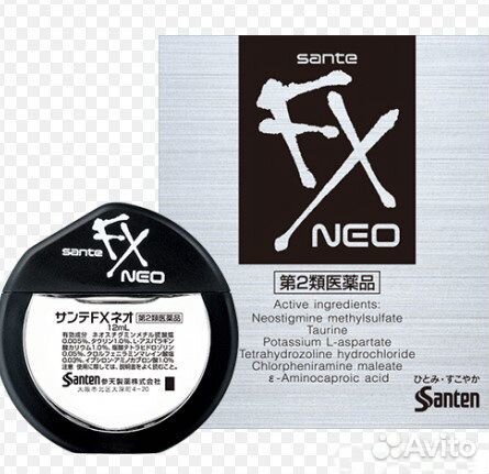 Японские капли для глаз Santen FX Neo