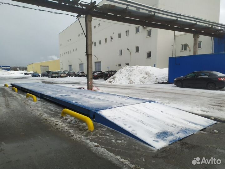 Автовесы со сплошной платформой 40 тонн 10 метров