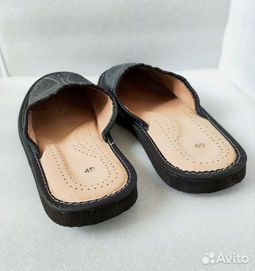 Рр 43 Тапочки домашние Кожаные