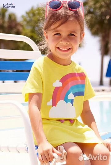 Платье радуга Little Maven 86, 92, 98, 104
