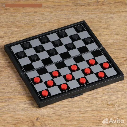 Шашки, шахматы, нарды 3в1 18*18