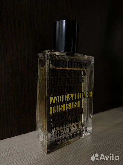 Zadig & voltaire туалетная вода, 100мл