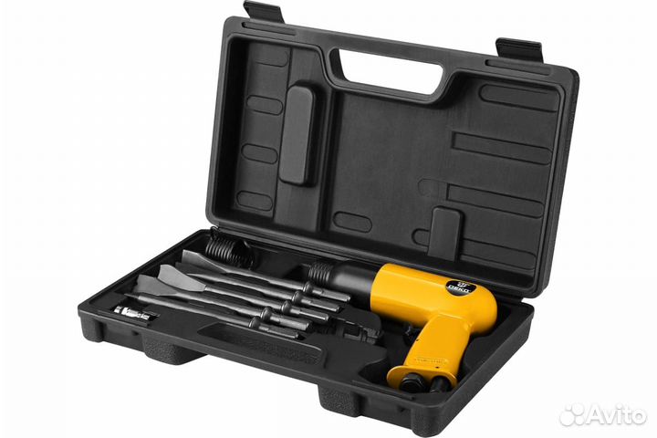 Пневматический молоток deko dkpt04 SET 3 в чемодан