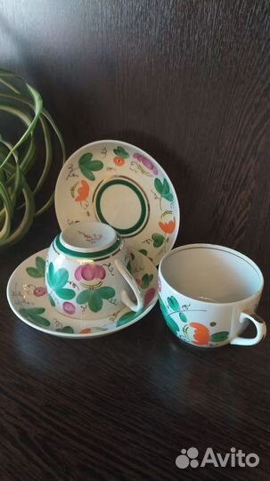 Чайные пары Вербилки Душистый горошек 1954-1965