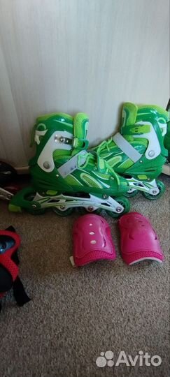 Роликовые коньки раздвижные 34-37