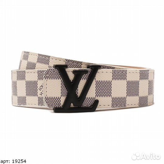 Ремень LV бежевый