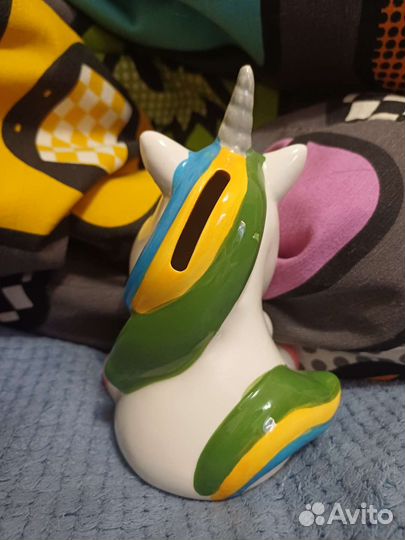 Копилка единорог