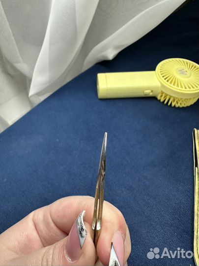 Пинцет для наращивания ресниц
