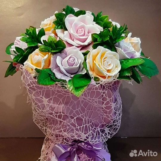 Букеты из мыла ручной работы