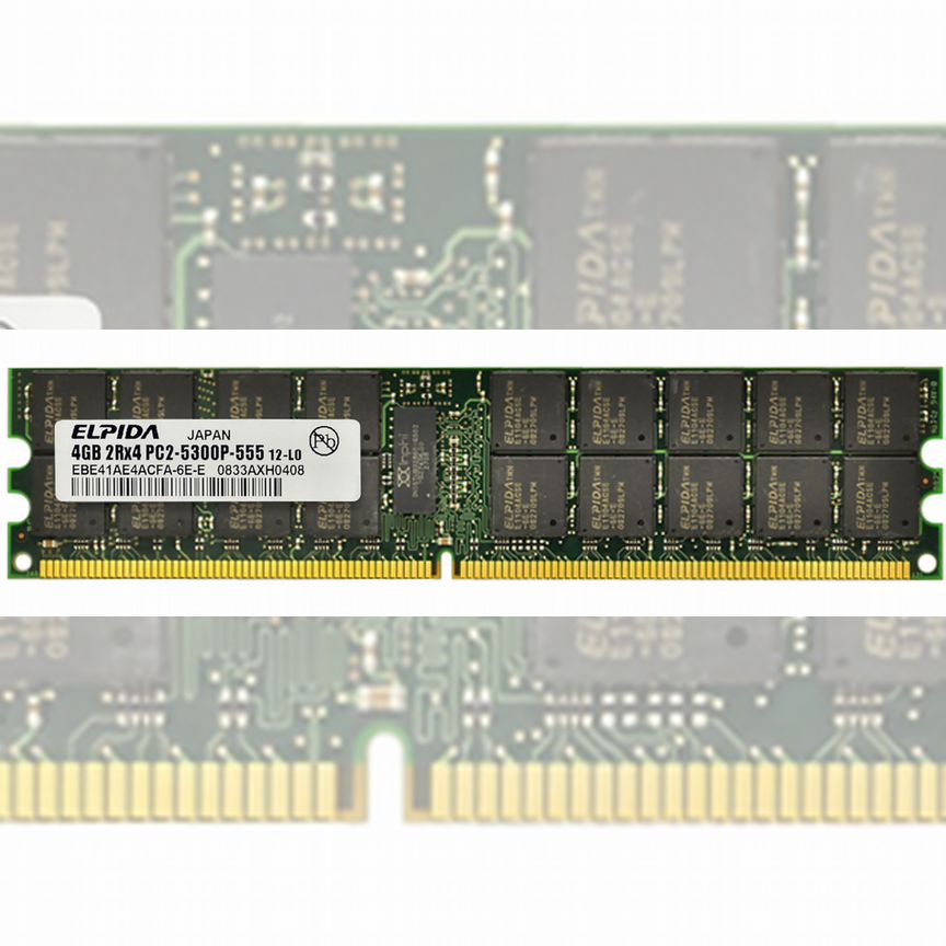 [EBE41AE4ACFA-6E-E] Оперативная Память Elpida 4gb Ebe41ae4acfa-6e-E