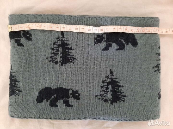 Детский зимний снуд