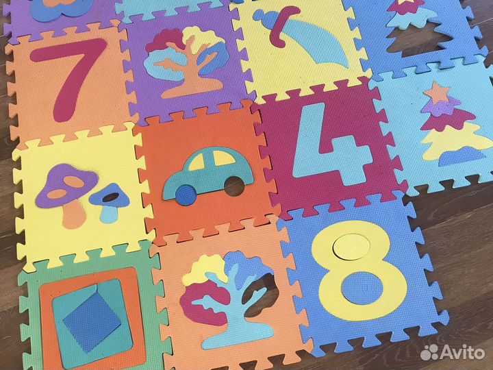 Развивающий коврик пазл для деток