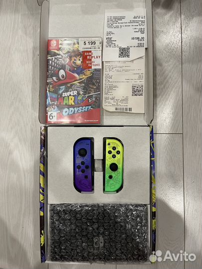 Nintendo switch oled splatoon 3 edition