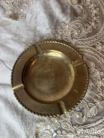 Пепельница медная раритет СССР