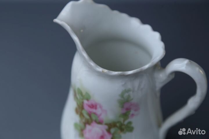 Молочник Сливочник старинный фарфор Кузнецов Р.Ф