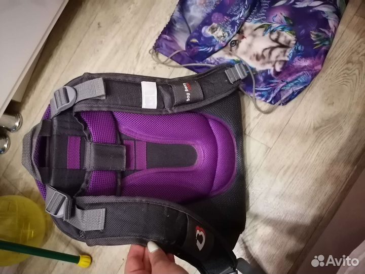 Рюкзак школьный для девочки 4в1, бу