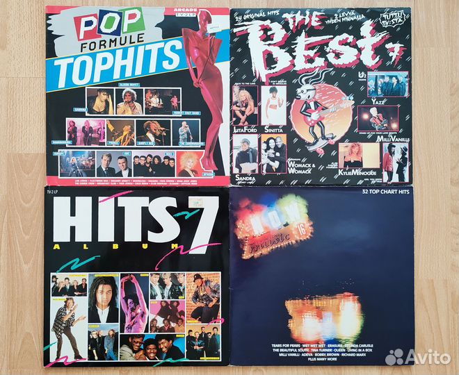 Сборники хитов 80х на виниле №15, 4х2LP
