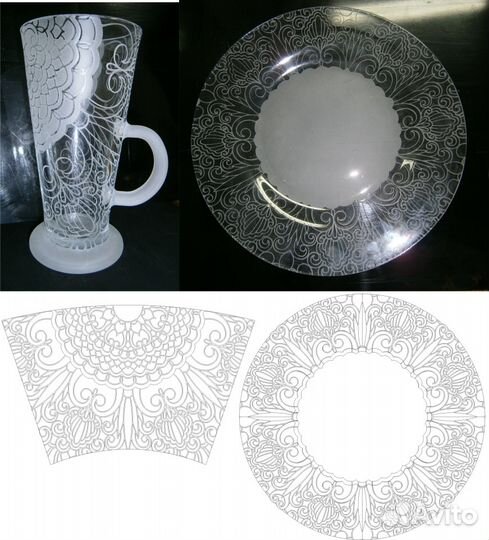 Эксклюзивное оформление посуды