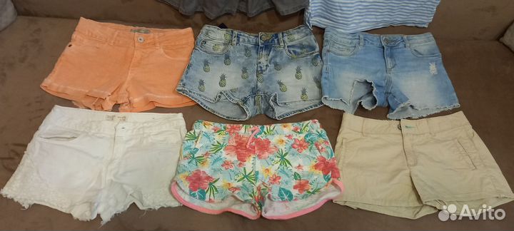 Вещи пакетом для девочки 140р Zara