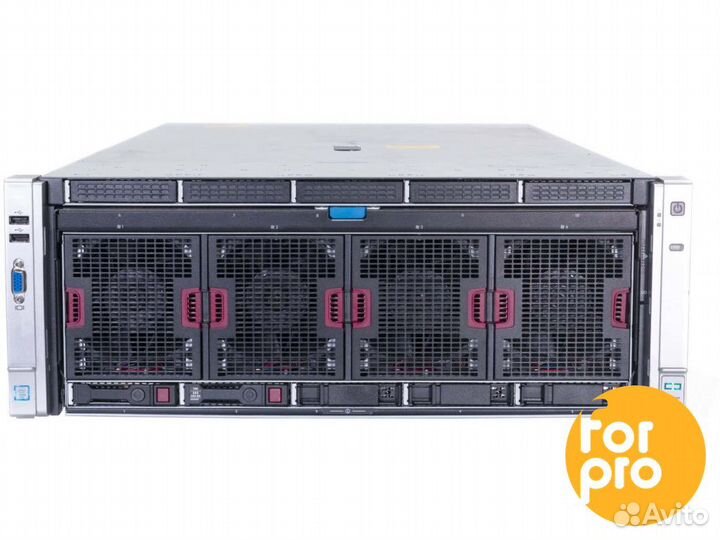 Сервер HP DL580 Gen9 5SFF 4xE7-8890v4 512GB, P830i