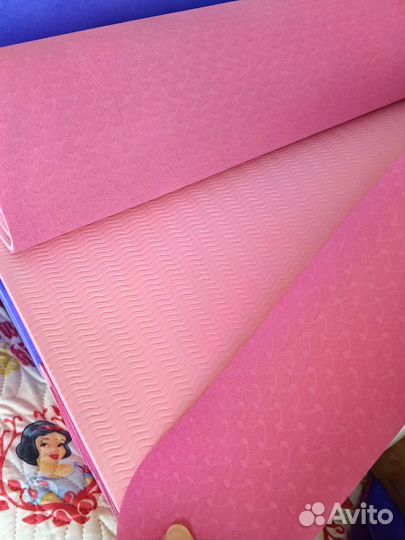 Коврик для йоги и фитнеса бу и новый