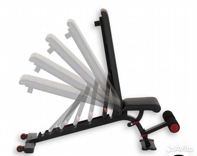 Скамья атлетическая укрепленная domyos Х decathlon
