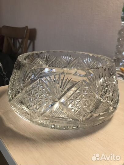 Салатник хрустальный
