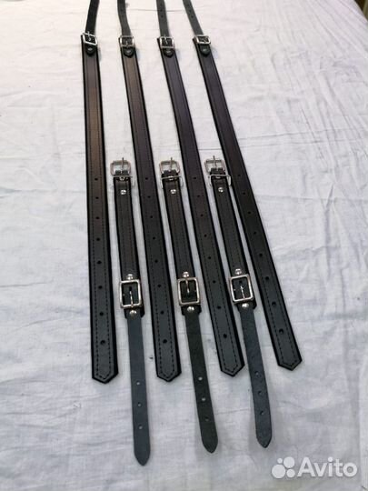 Кожаные ремни на баяны, гармони, аккордеоны
