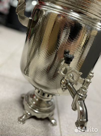 Самовар угольный СССР + подарок труба