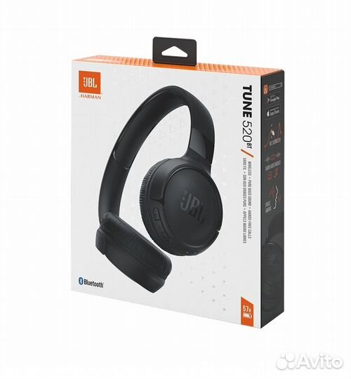 Беспроводные наушники JBL Tune 520BT новые