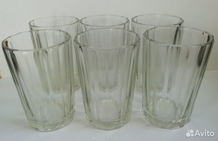 Стопки граненые 6 шт. Уршельский завод, СССР