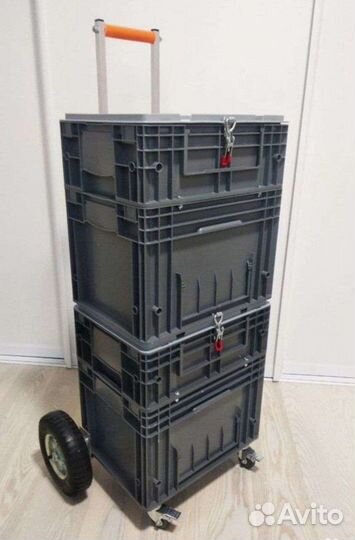 Тележка с 2мя ящиками новая