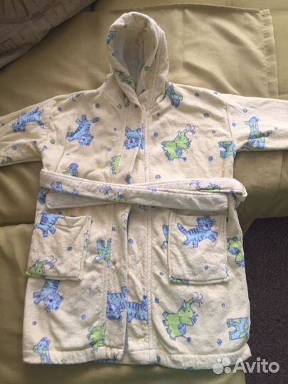 Детский махровый халат