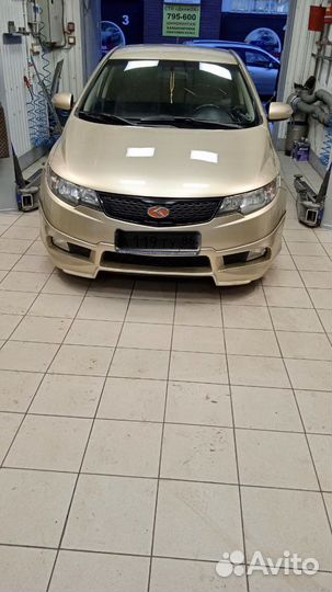 Губа на бампер kia cerato CD