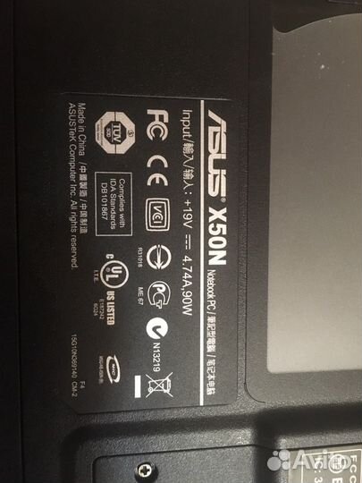 Ноутбук Asus x50n
