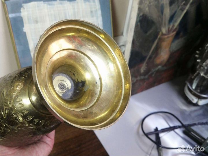 Ваза латунь