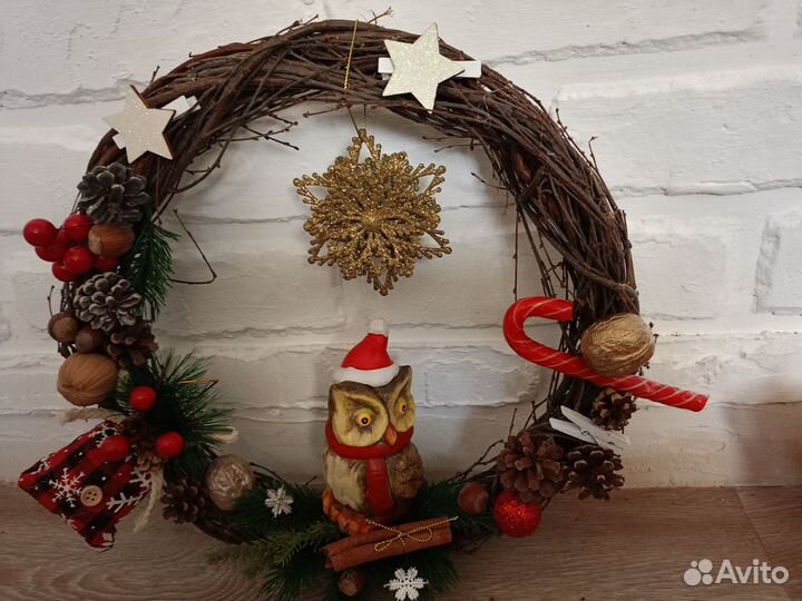 Рождественские венки и елки