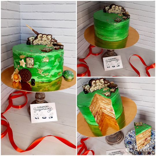 Домашний торт Медовик - Красный бархат