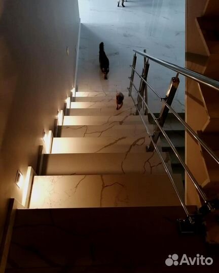 Лестница из кварца под ключ