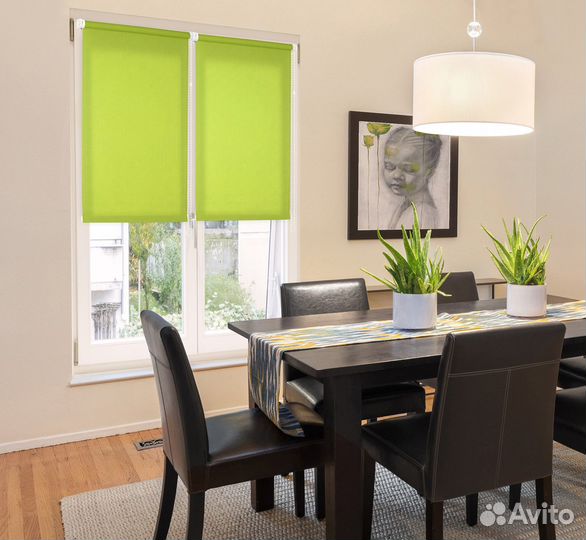 Рулонные жалюзи и шторы на окна