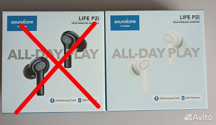 Наушники Anker Soundcore life P2i