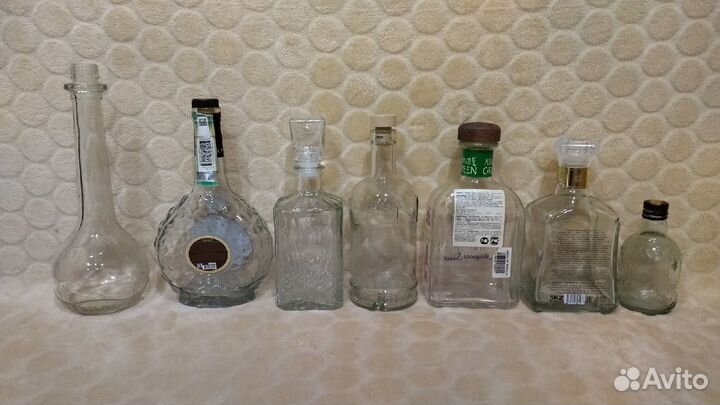 Бутылка стеклянная