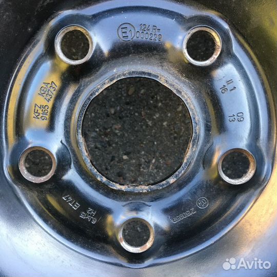 Диск Volkswagen Golf Caddy Jetta Touran R 15 KBA